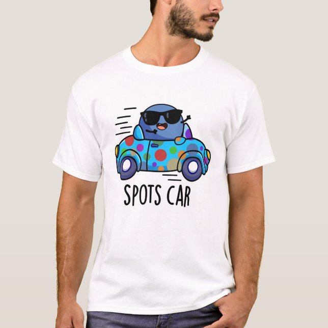 Spots Auto Funny Sports Car Pub T-Shirt (Vorderseite)