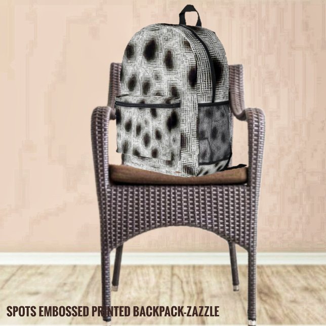 Spots Embossed Bedruckter Rucksack (Von Creator hochgeladen)