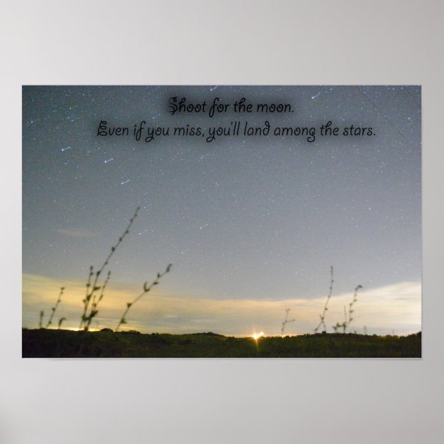 Spott für die Sterne Poster (Vorne)