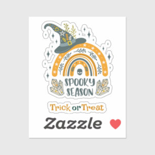 Spott Halloween-Symbole Aufkleber