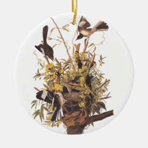 Spottdrossel Keramik Ornament
