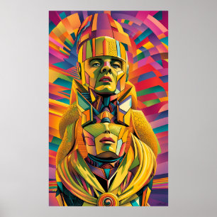 Spöttisch und schielend poster
