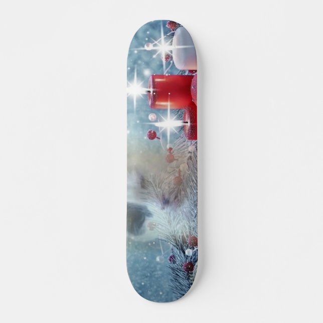 Spotty's Weihnachtskateboard Skateboard (Vorne)