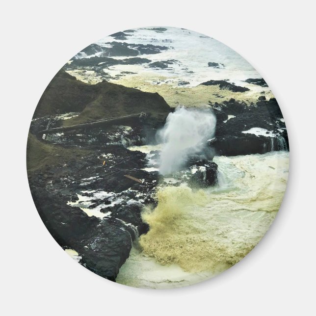 Spouting Horn, Cape Perpetua, Oregon Coast Magnet (Vorne)