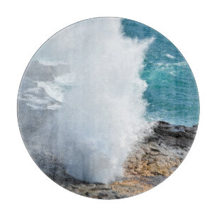 Spouting Horn in Kauai, Hawaii Schneidebrett