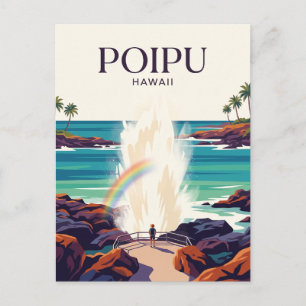 Spouting Horn USA is already in German as it is a Postkarte