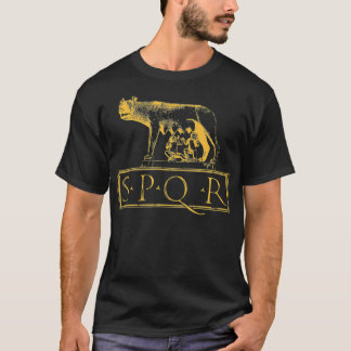 SPQR Antikes Rom Senat Lupa Capitolina T-Shirt