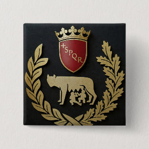 +SPQR Boto Pro Roma Button