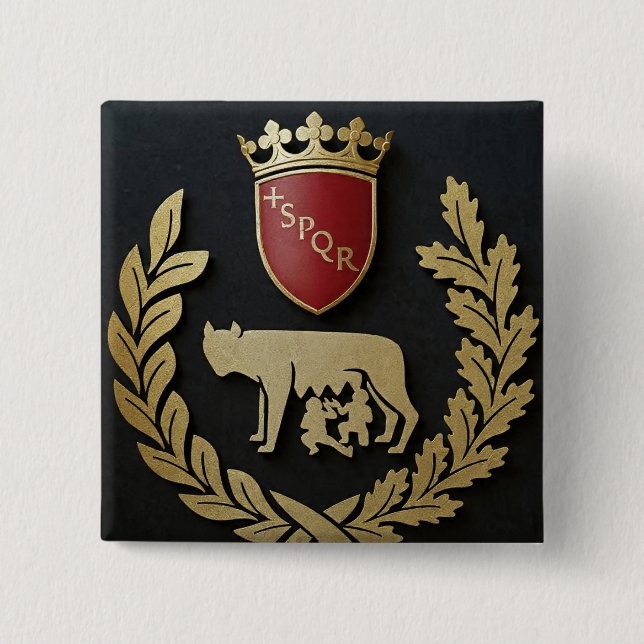 +SPQR Boto Pro Roma Button (Vorderseite)