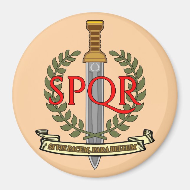  SPQR Gladius - Senatus Populusque Romanus  Magnet (Vorne)