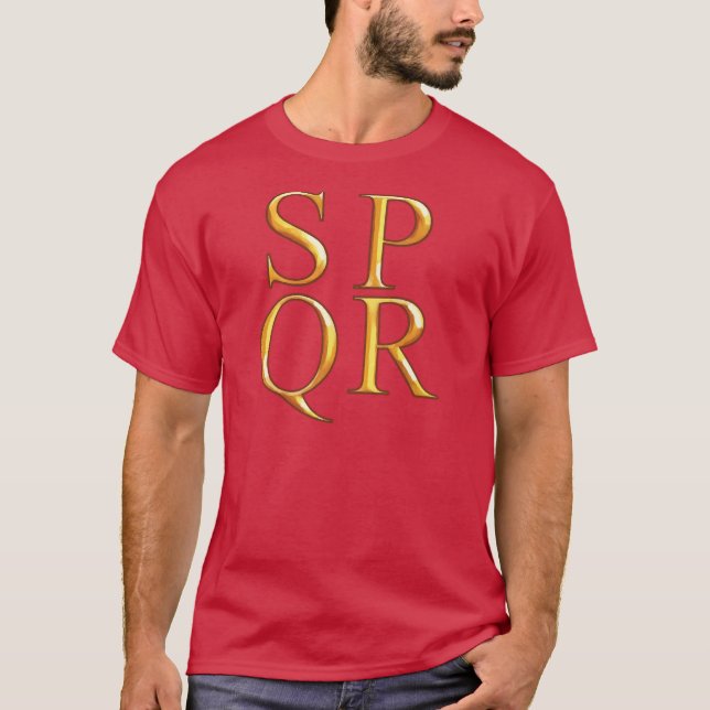 SPQR Grafik-T - Shirt (Vorderseite)