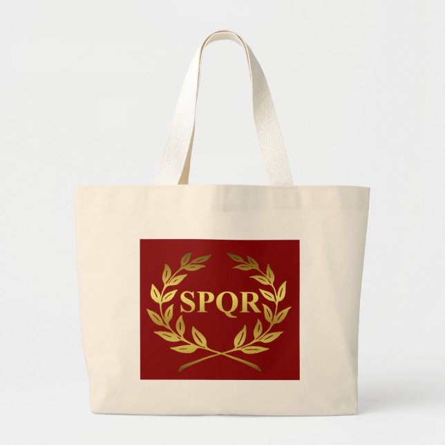 SPQR JUMBO STOFFBEUTEL (Vorne)