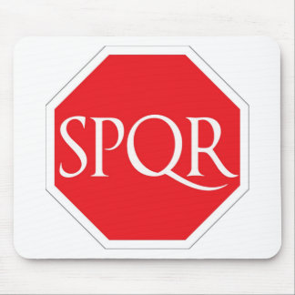 SPQR römische Straße Mousepad