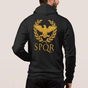SPQR Römischer Adler Emblem – Goldener Aquila & Lo Hoodie
