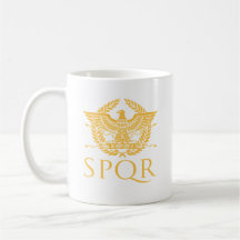 SPQR Römisches Adler-Emblem Klassischer Kaffeebech