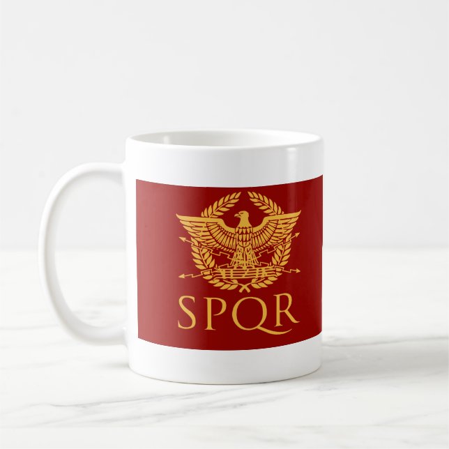 SPQR Römisches Reich Adler Tasse  (Links)