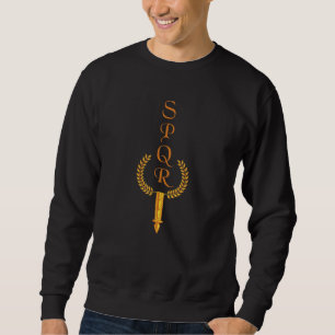 Spqr Senatus Populus Que Romanus Rom Invica Sweatshirt