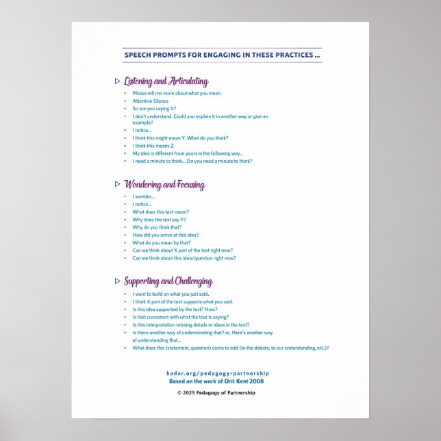 Sprachaufforderungspaket 12x18 poster (Vorne)