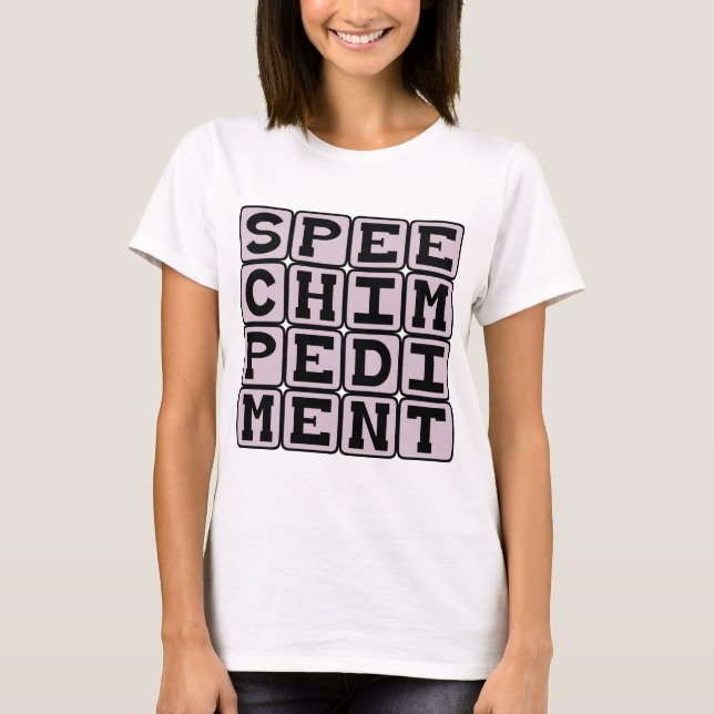 Sprachbehinderung, Stimal-Technik T-Shirt (Vorderseite)