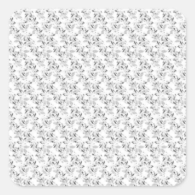 Sprachdesign 20 quadratischer aufkleber (Vorderseite)