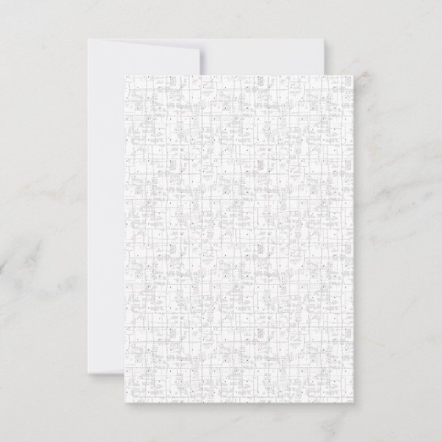 Sprachdesign 34 RSVP karte (Vorderseite)