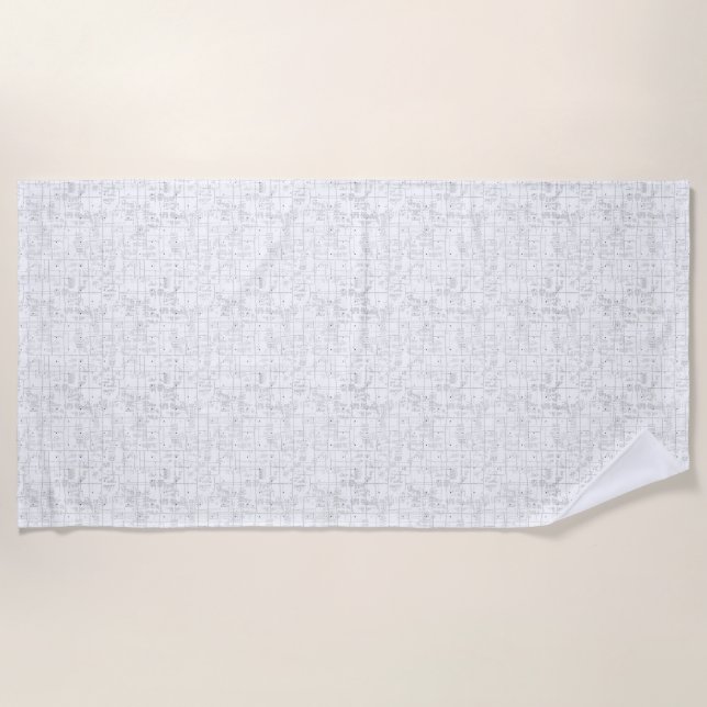 Sprachdesign 34 strandtuch (Vorderseite)