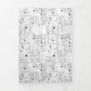 Sprachdesign Einhunderteins Dreifach Gefaltete Urlaubskarte