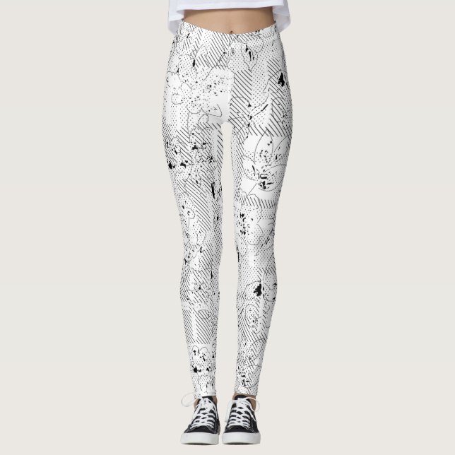Sprachdesign Einhunderteins Leggings (Vorderseite)