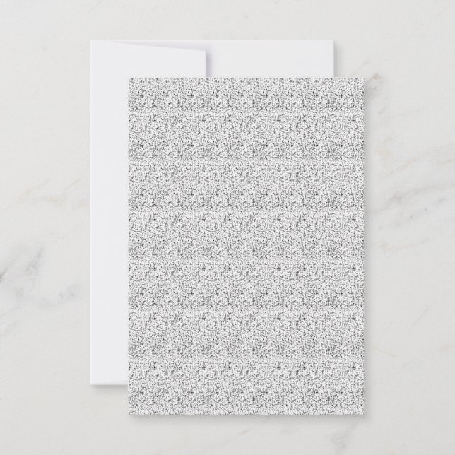 Sprachdesign Eleven RSVP Karte (Vorderseite)