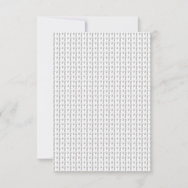 Sprachdesign Vierzehn RSVP Karte (Vorderseite)