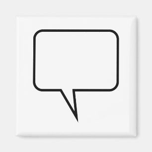 Sprache-Ballon Magnet