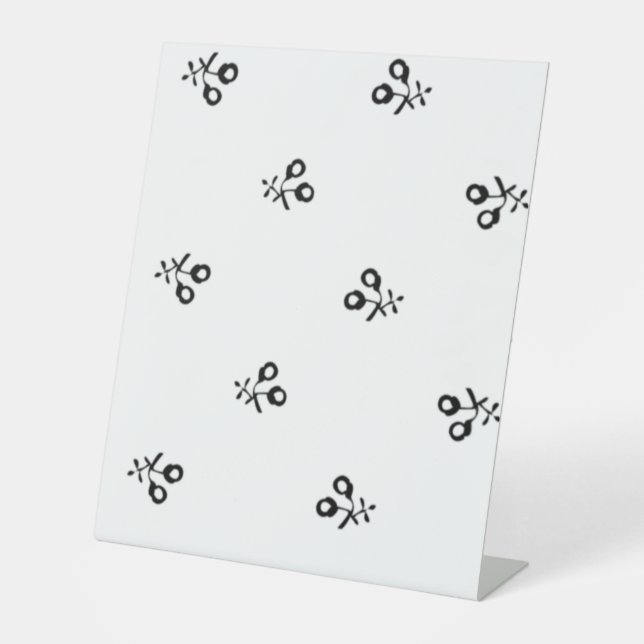 Sprache, Bergnebelzeichen Sockelschild (Vorderseite)