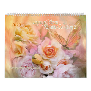 Sprache Blumen-Romance 2 Kunst-Kalenders 2015 Kalender