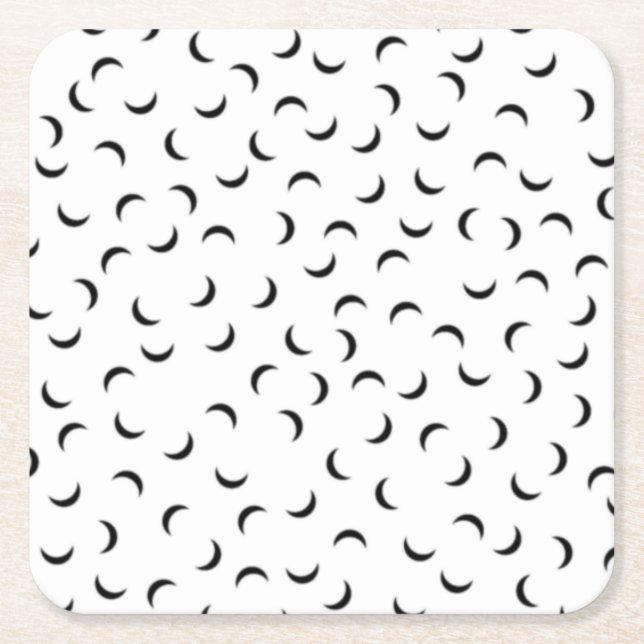 Sprache, Carbon Gray Paper Untersetzer (Vorderseite)