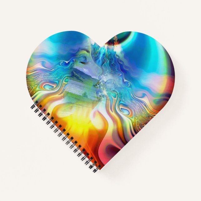 Sprache der Chakra-Symbole Notizbuch (Vorderseite)