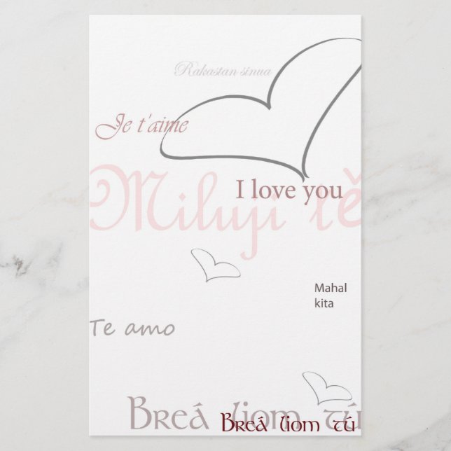 Sprache der Liebe (Vorderseite)