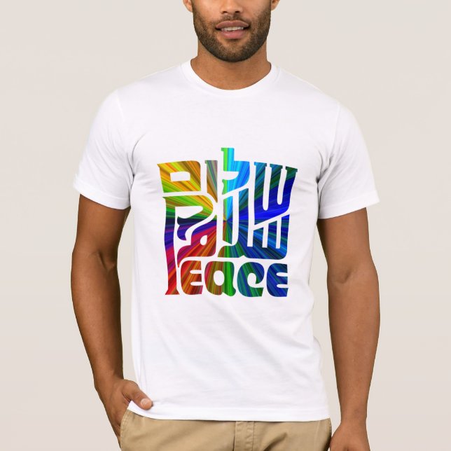 Sprache der Sprachen Peace/3 T-Shirt (Vorderseite)
