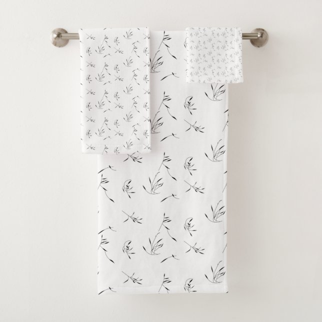 Sprache, Dove Gray Badhandtuch Set (Insitu)