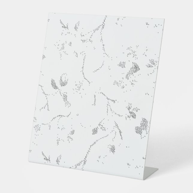 Sprache, Graues Cloud Pedestal Sockelschild (Vorderseite)