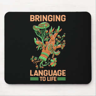 Sprache im Leben Amerikanische Gebärdensprache Mousepad
