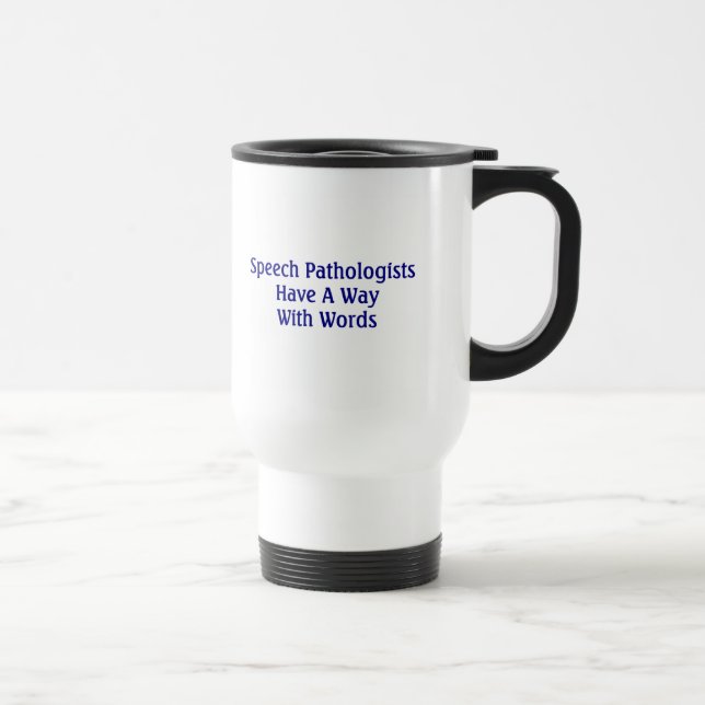 Sprache-Pathologe-Tasse Reisebecher (Rechts)