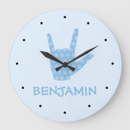 Sprache signieren I Liebe Ihr Jungs Name Uhr