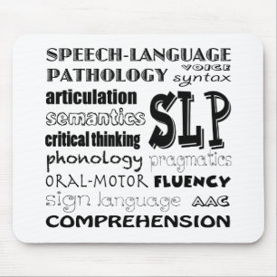 Sprache-Sprachpathologe Mousepad
