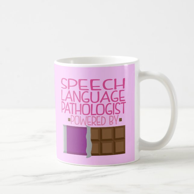 Sprache-Sprachpathologe-Schokoladen-Geschenk für Kaffeetasse (Rechts)