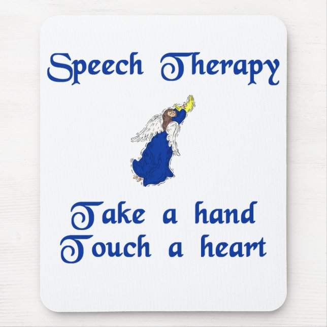 Sprache-Therapeut-Mausunterlage Mousepad (Vorne)