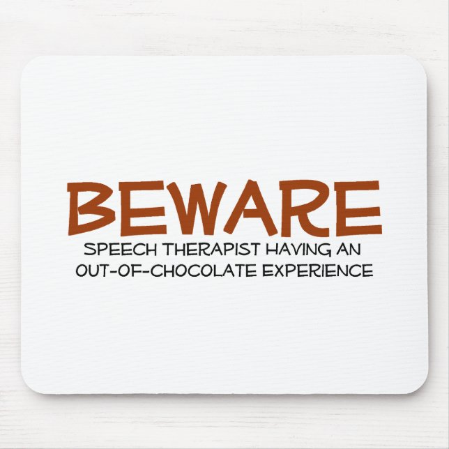 Sprache-Therapeut Mousepad (Vorne)