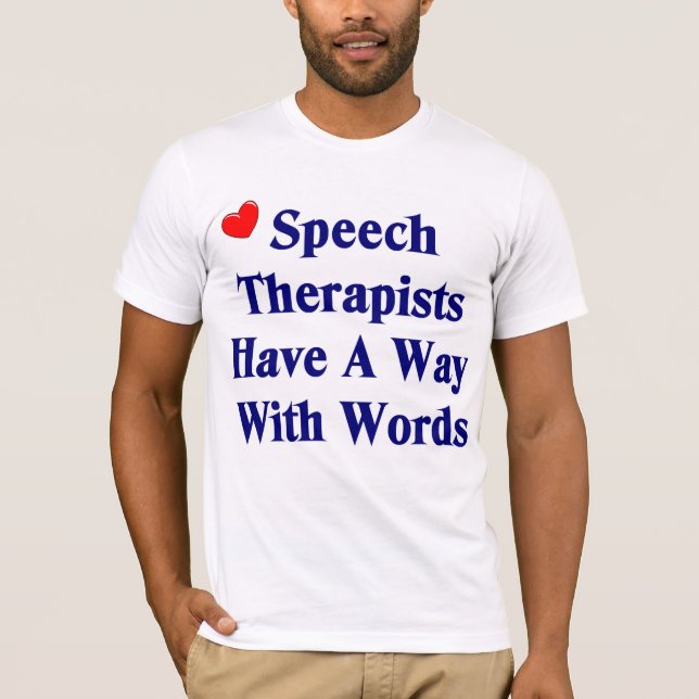 Sprache-Therapeut-T - Shirt (Vorderseite)