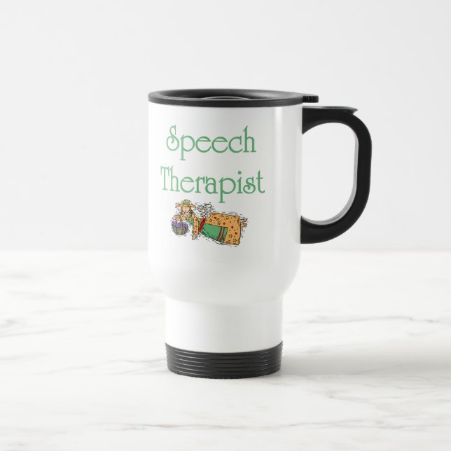 Sprache-Therapeut-Tasse Reisebecher (Rechts)