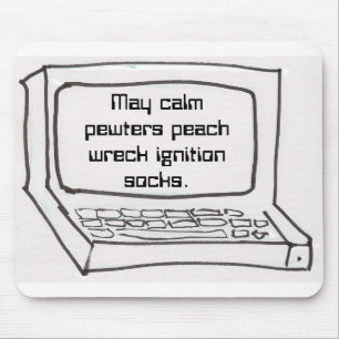 Spracheerkennung - erhaltenes it gut-äh mousepad