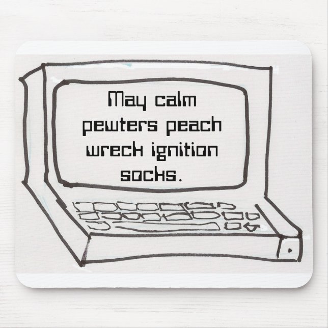 Spracheerkennung - erhaltenes it gut-äh mousepad (Vorne)